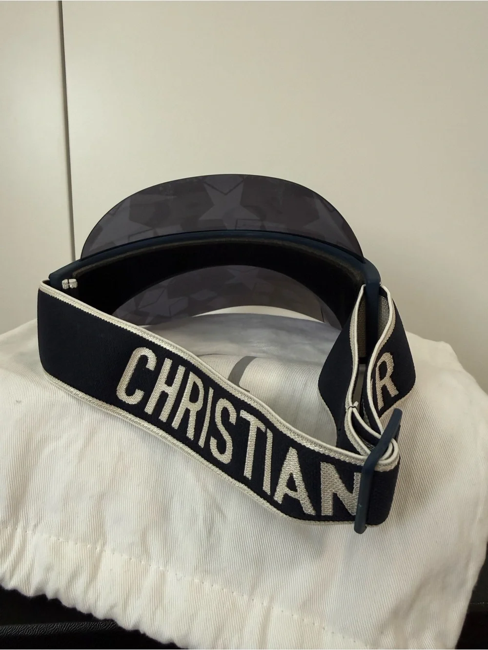 Christian Dior Star Visor in Smoke